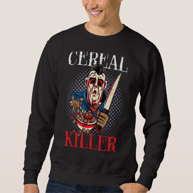 Moletom Fumaça de Humor de Arma com Comida de Cereal (Frente)