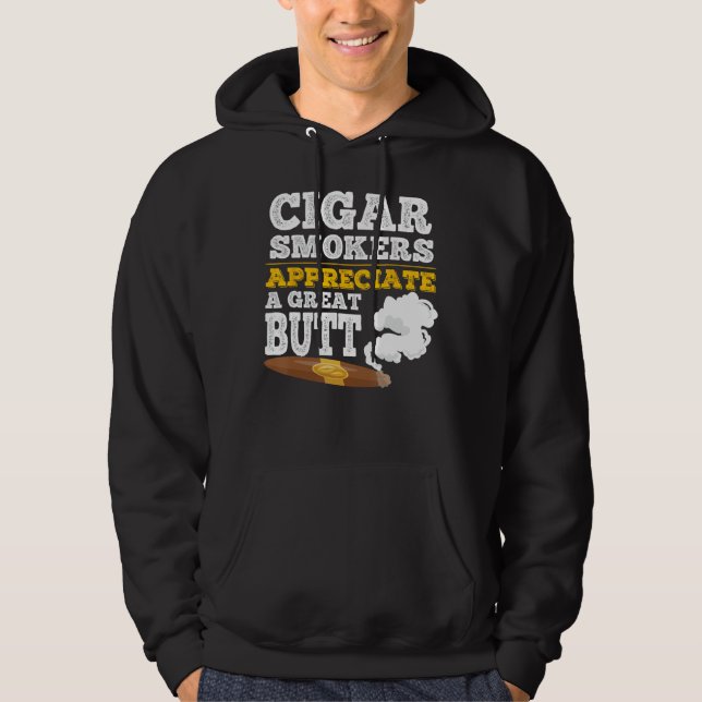 Moletom Fumadores de cigarro apreciam Bumbum de Excelente  (Frente)
