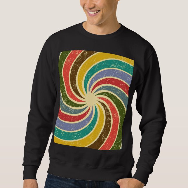 Moletom Fundo Vintage Grunge Abstrato Limpo. (Frente)