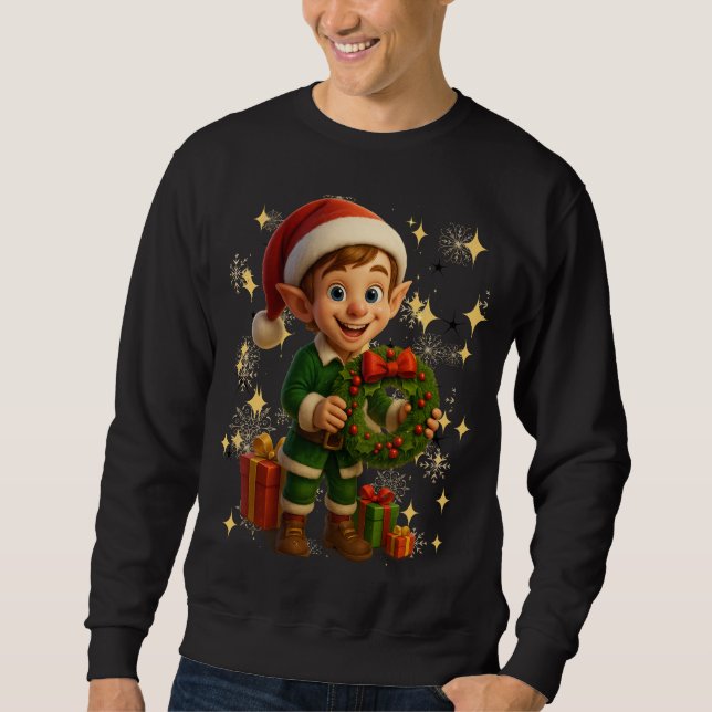 Moletom Funny 3D Cartoon Ugly Christmas Sweatshirt  (Frente)