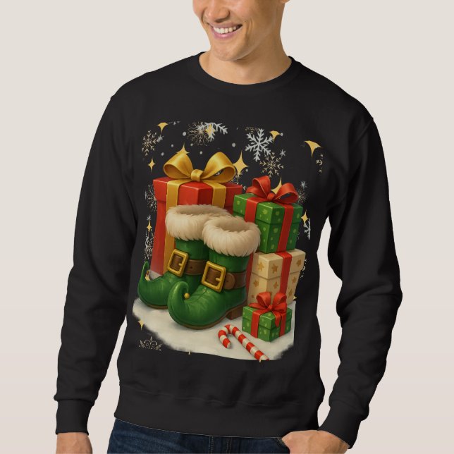 Moletom Funny 3D Cartoon Ugly Christmas Sweatshirt  (Frente)