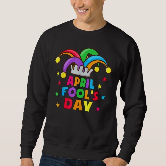 Moletom Funny April Fools Day Brincadeira Kit 1rua Piadas  (Frente)
