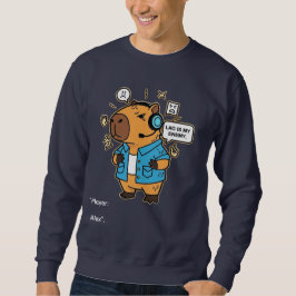 Moletom Funny Capybara Gamer T-Shirt – Personalized with G