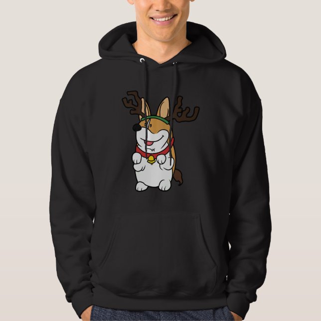 Moletom Funny Corgi Natal (Frente)
