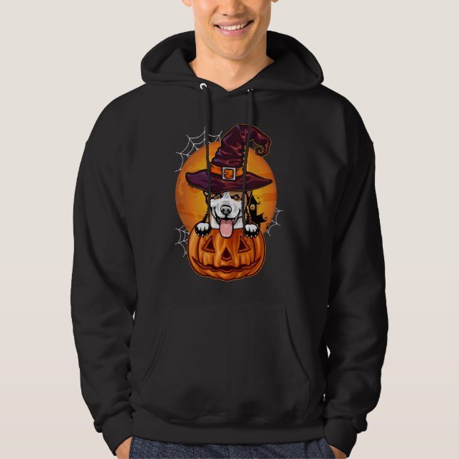 Moletom Funny Corgi Pumpkin Halloween (Frente)