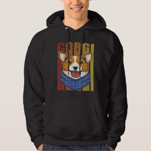 Moletom Funny Corgi Retro Vintage Design