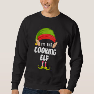 Moletom Funny Cozinhar Elf Matching Family Group Pj Christ