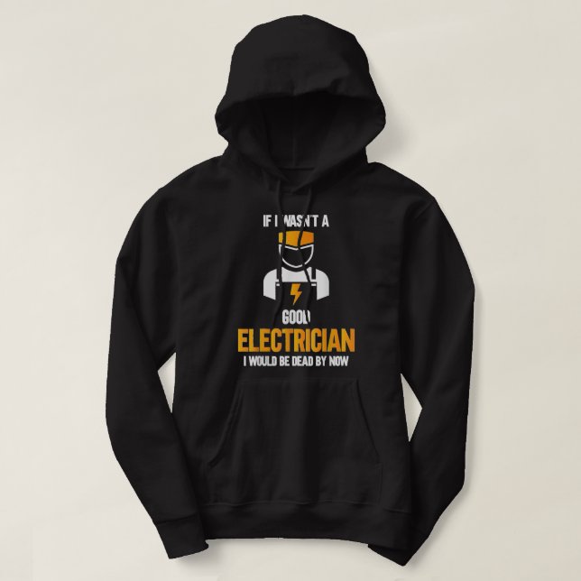 Moletom Funny Electrician Cool Electrical Engineer Design  (Frente do Design)