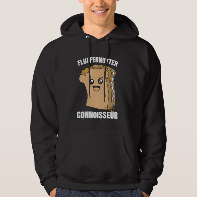 Moletom Funny Fluffernutter Connoisseur Peanut Manteiga Ma (Frente)