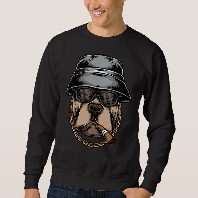 Moletom Funny Gangsta Pitbull (Frente)
