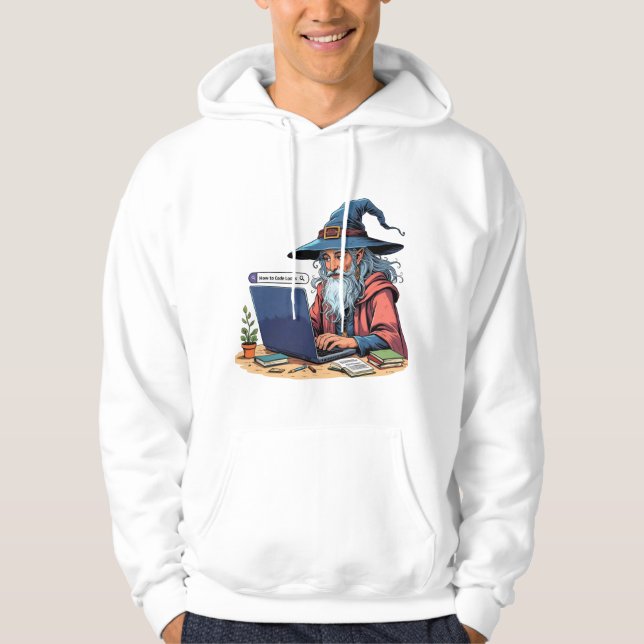 Moletom Funny "how to code" hoodie  (Frente)