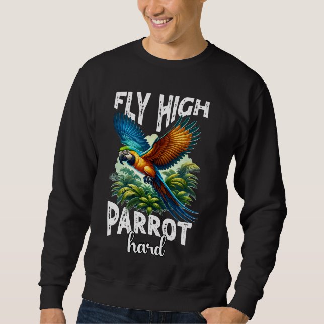 Moletom Funny Macaw Parrot 1 (Frente)