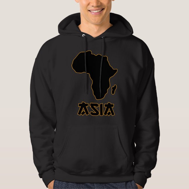 Moletom Funny Mixed Up Africa Asia 3 (Frente)