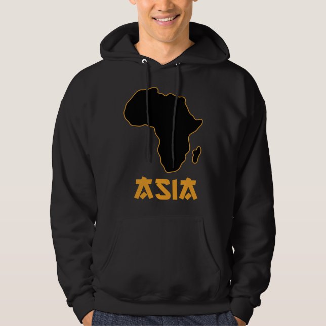 Moletom Funny Mixed Up Africa Asia 4 (Frente)