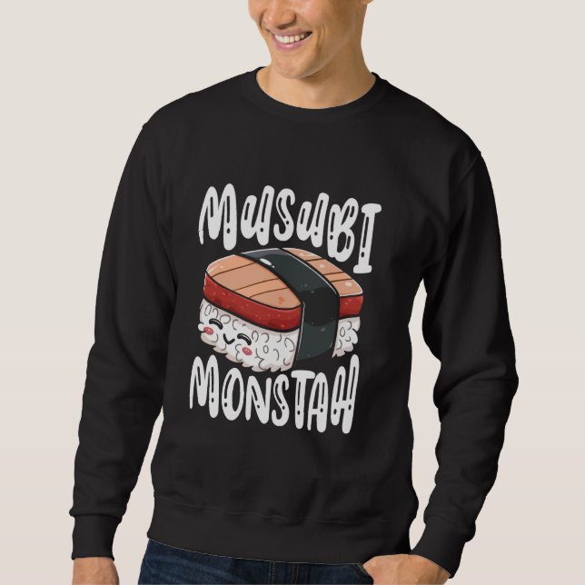 Moletom Funny Musubi Lover Onigiri Omusubi Rice Japonês F (Frente)