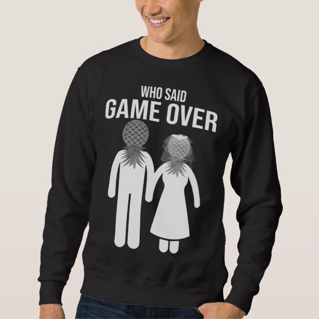 Moletom Funny Pineapple Swinger Gift Wedde Node Groom M (Frente)