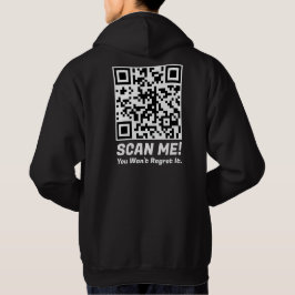 Moletom Funny QR Scan Me! Funny Regret Joke 
