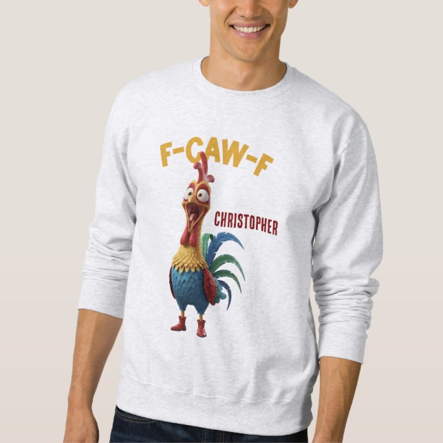 Moletom Funny Rooster • Custom Name (Frente)