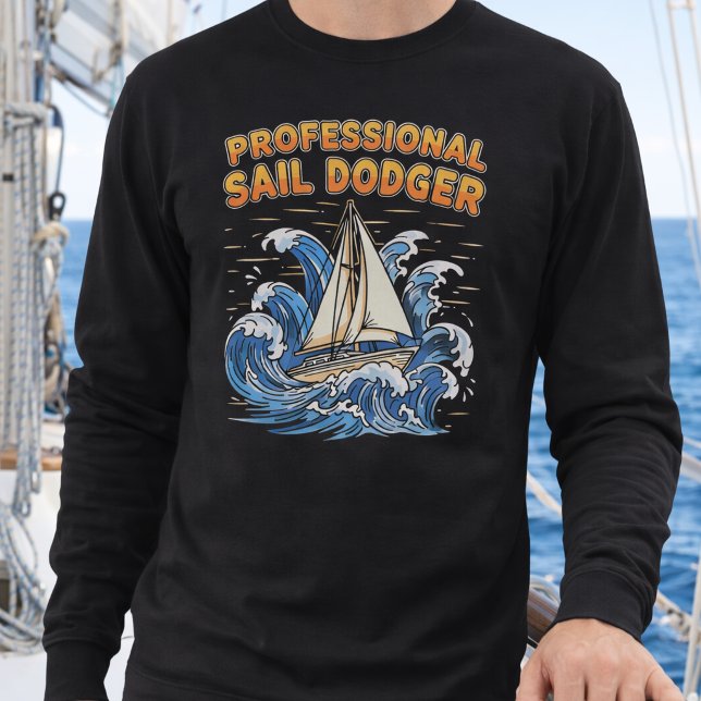 Moletom Funny Sailing Professional Sail Dodger  (Criador carregado)