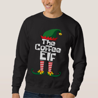 Moletom Funny the Coffee elf Christmas family group matchi