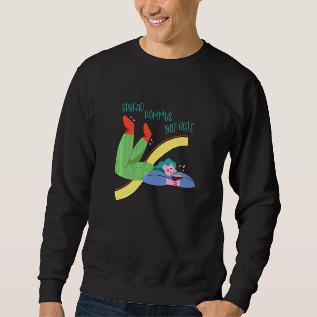 Moletom Funny Vegan Hummus (Frente)