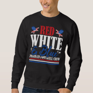 Moletom Futebol Americano Bandeira dos EUA Veterano Vermel