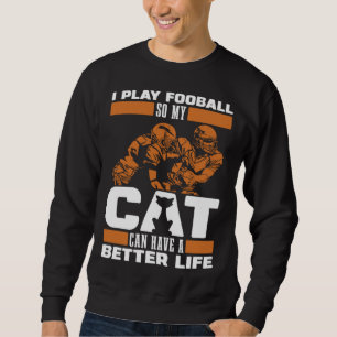 Moletom Futebol Americano Jogador de Futebol Jogador Fute