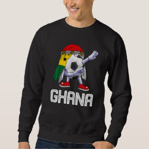 Moletom Futebol Bola de Futebol Fofo Fazendo Dab Bandeira 