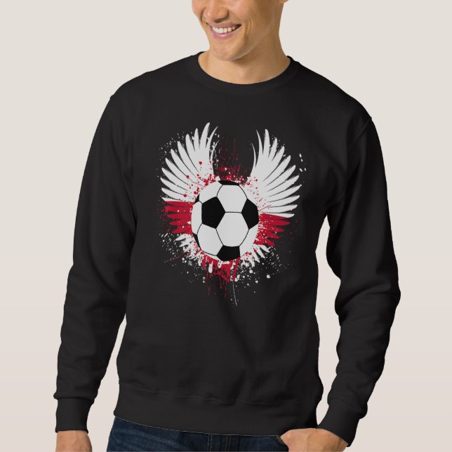Moletom Futebol das Asas de Bandeira da Inglaterra (Frente)