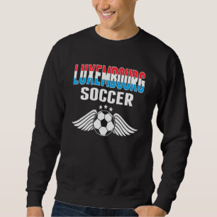 Moletom Futebol do Luxemburgo: Ventiladores de bandeira lu