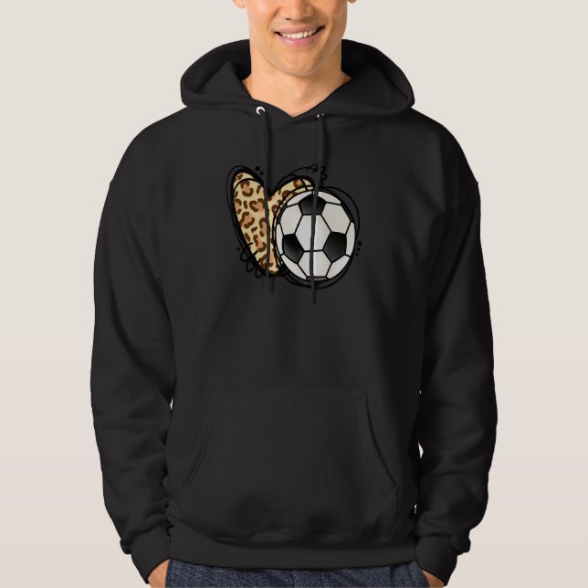 Moletom Futebol Leopardo Adora, Futebol Fan Ga (Frente)