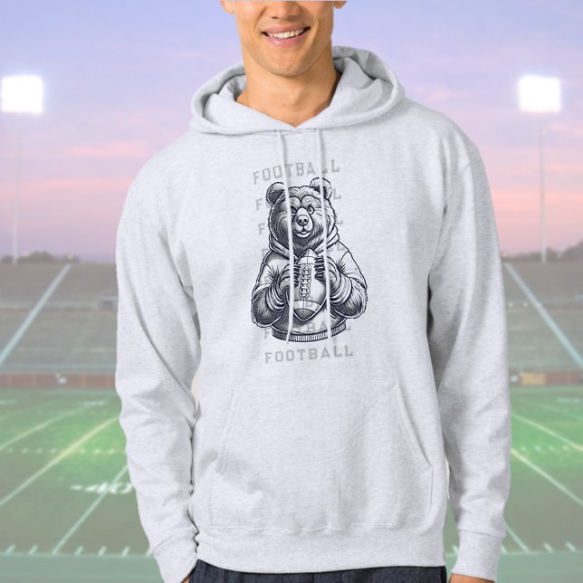 Moletom Futebol personalizado (Personalized Football Hoodie (front))