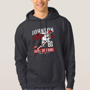 Moletom Futebol personalizado JOGADOR do time NÚMERO Espor