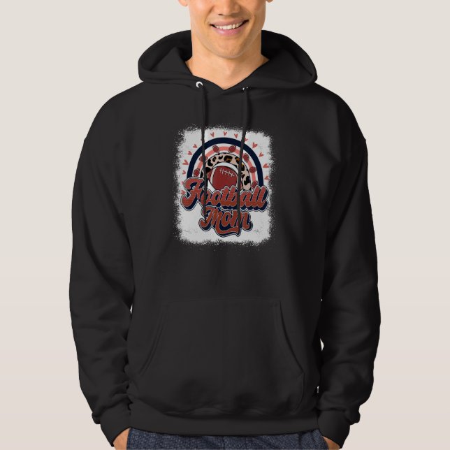Moletom Futebol Sangrento, mãe, vida com leopardo (Frente)