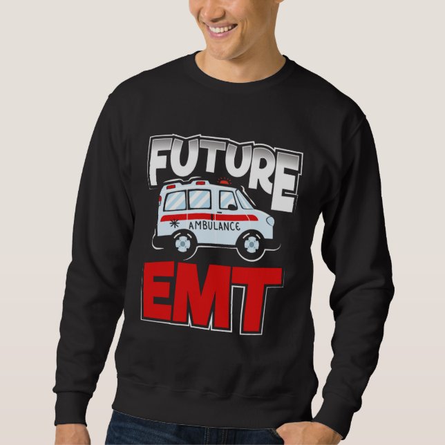 Moletom Future EMT Paramedic EMS Technician (Frente)