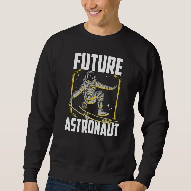 Moletom Futuro Astronauta Planetas Espaciais Astronomia do (Frente)