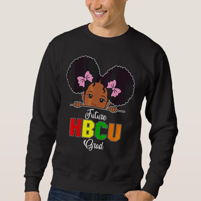 Moletom Futuro Graduação De Garotas De Formando Hbcu Histo (Frente)