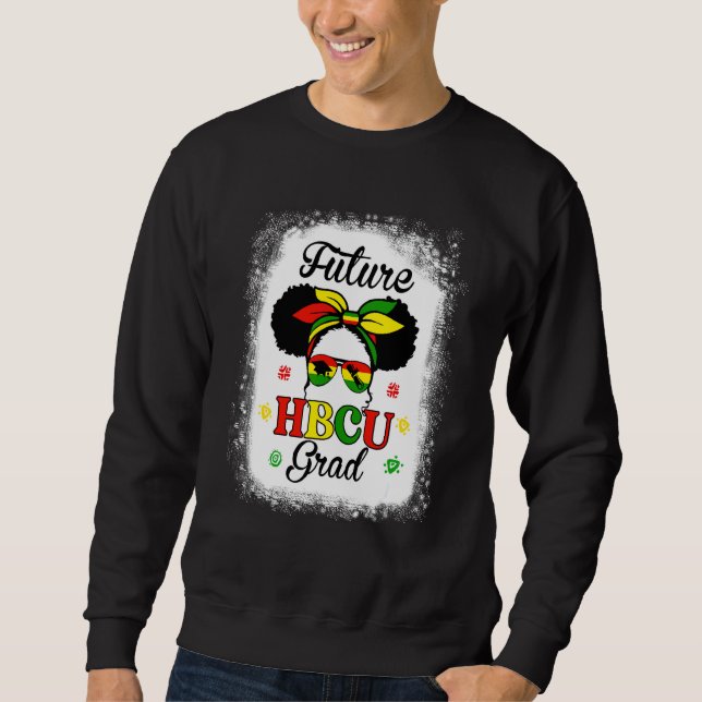 Moletom Futuro Hbcu Formando Crianças Meninas Negras Roupa (Frente)