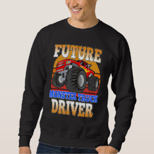 Moletom Futuro Monster Truck Driver Vintage Retro Truck