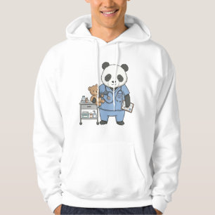 Moletom Futuro Panda Enfermeiro: Adorável Estudante de Med