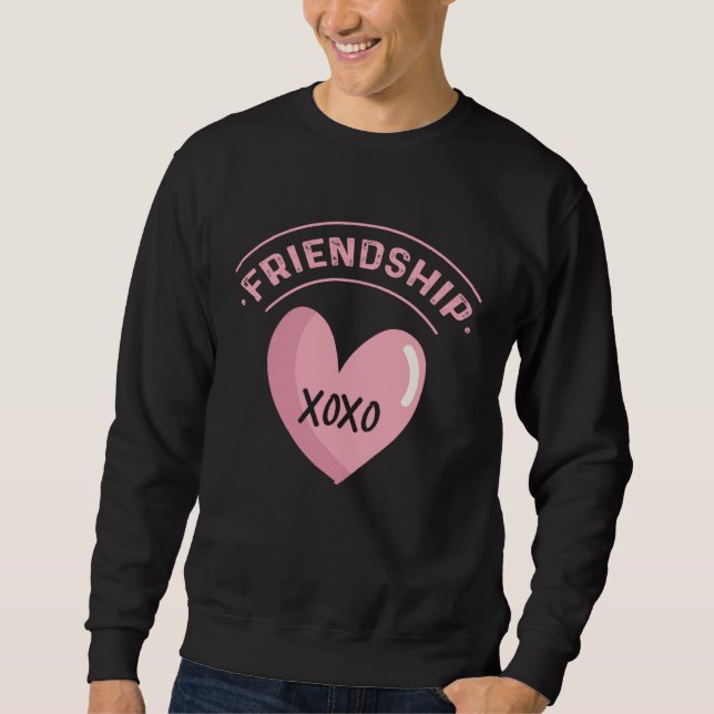 Moletom Galentines Day Shirts Women Friendship XOXO Galent (Frente)