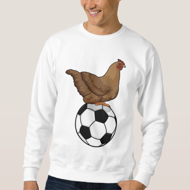 Moletom Galinha no Esporte do Futebol (Frente)
