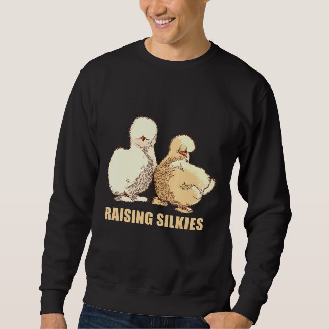 Moletom Galinha Silkie Backyard Fazenda Bantam (Frente)