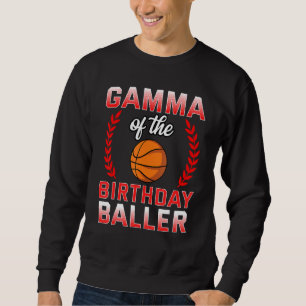 Moletom Gama Do Celebrato De Besta De Basquete Birthday Bo