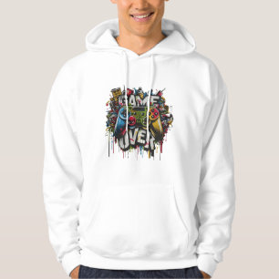 Moletom "Game Over" Camisola Gráfica Streetwear