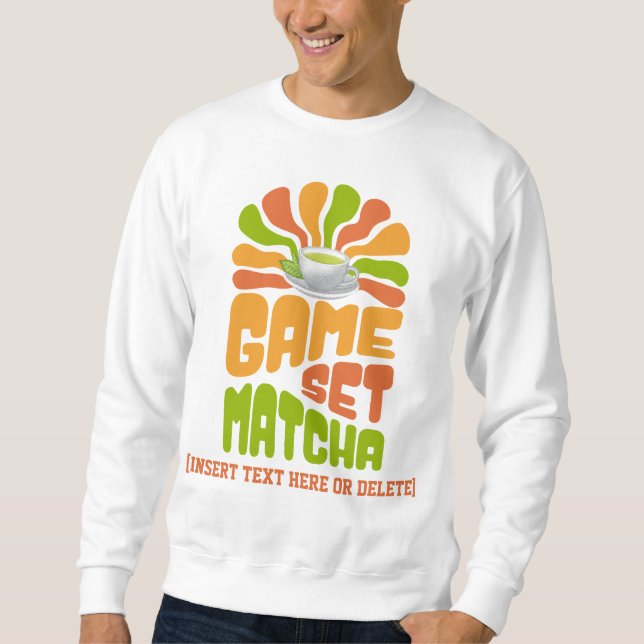 Moletom GAME SET MATCHA Divertido Latino Drinker (Frente)