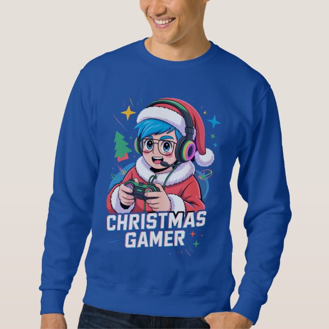 Moletom Gamer Christmas Gifts Cool Kids Holiday Gamer  (Frente)