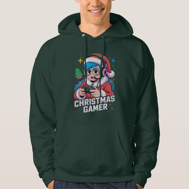 Moletom Gamer Christmas Gifts Cool Kids Holiday Gamer  (Frente)