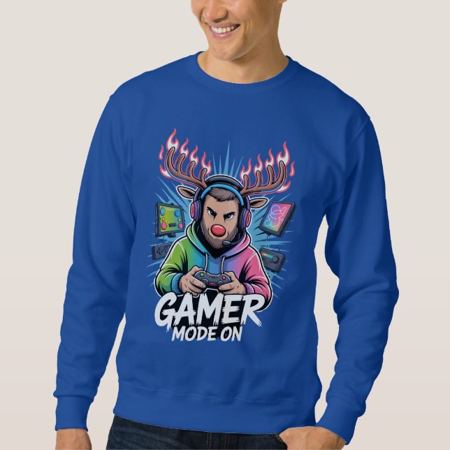 Moletom Gamer Christmas Gifts Gamer Mode On Holiday Gaming (Frente)