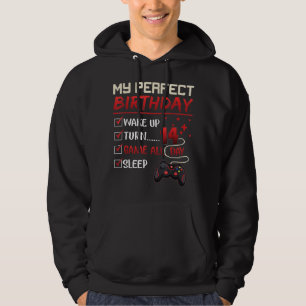 Moletom Gamer de 14 anos Gift Boy Teen 14 Perfect Birth